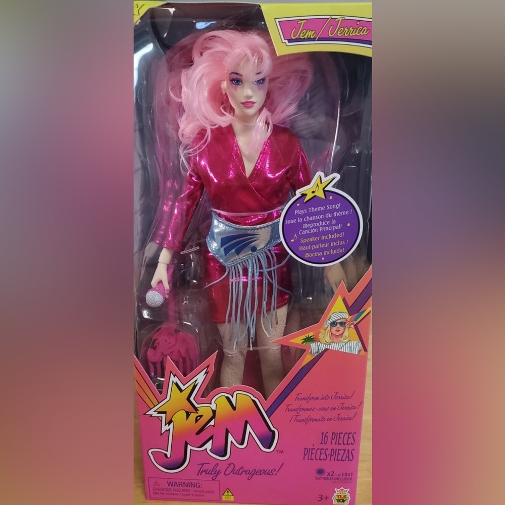 Jem & The Holograms Jem/Jerrica TLS 2025 NIB SEALED